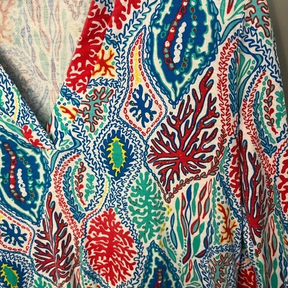 Lilly Pulitzer Odette Tunic Let Minnow - Picture 6 of 11